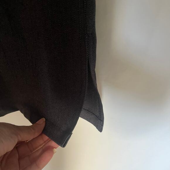 Vtg Rampage Y2K Bootcut Trouser Pants 3 Indie Vtg Low Rise Stretch Chevron USA - Picture 7 of 11